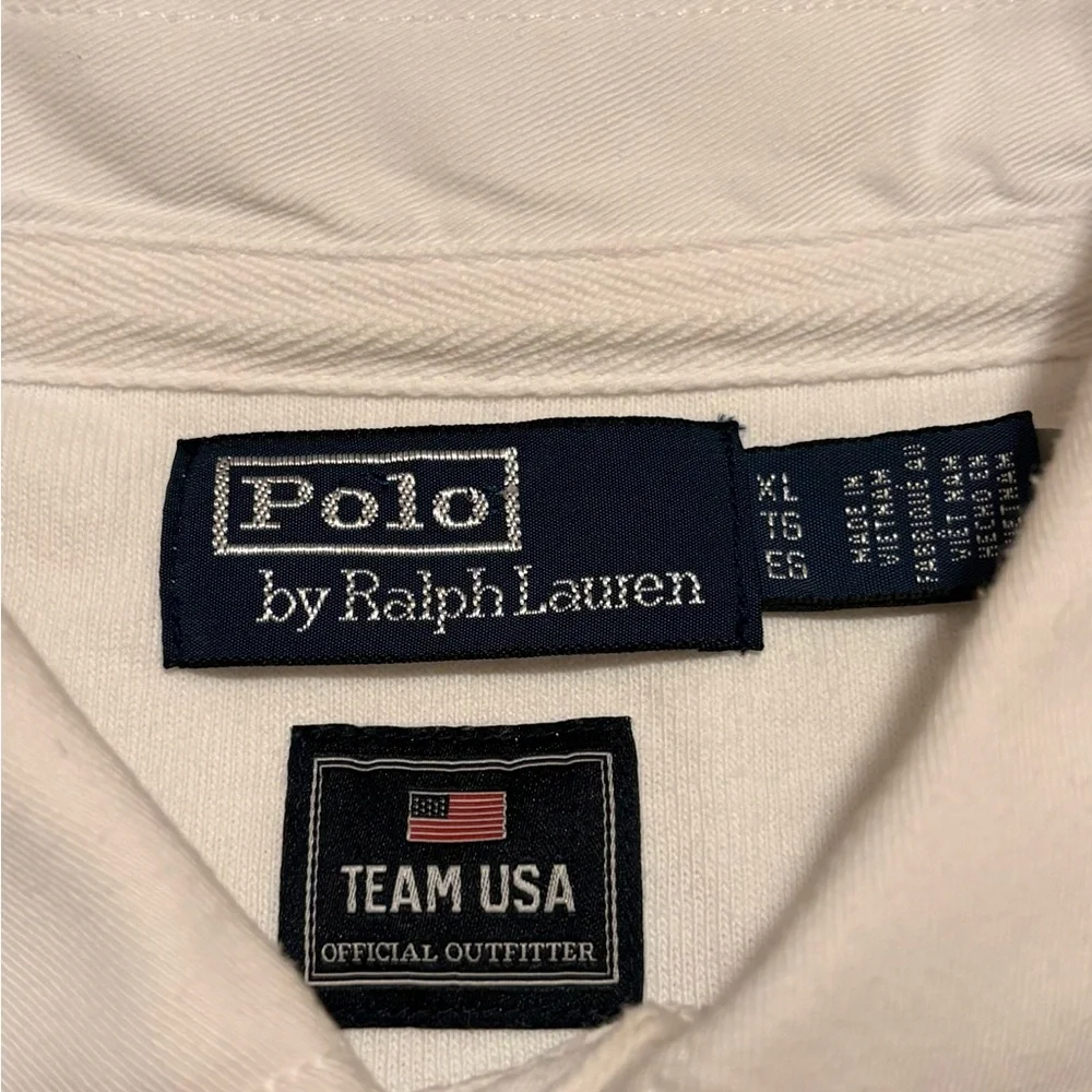 Polo by Ralph Lauren Long-Sleeve TEAM USA Olympic 2024 Rugby Polo Shirt - Picture 6 of 11